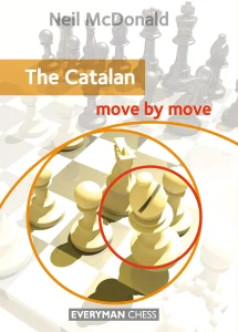Book cover of "The Catalan: Move by Move" by Neil McDonald, chess book review