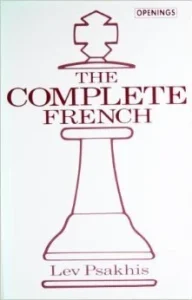 Book cover of "The Complete French" by Lev Psakhis, chess book review