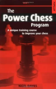 Book cover of "The Power Chess Program, Book 1" by Nigel Davies, chess book review