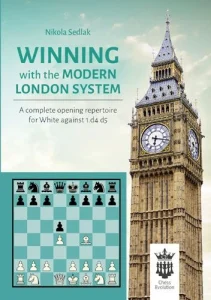 Book cover of "Winning With the Modern London System" by Nikola Sedlak, chess book review
