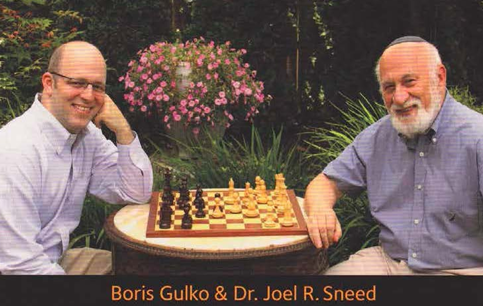 Dr. Sneed (left) and GM Gulko (right) on the cover of Lessons with a Grandmaster 3