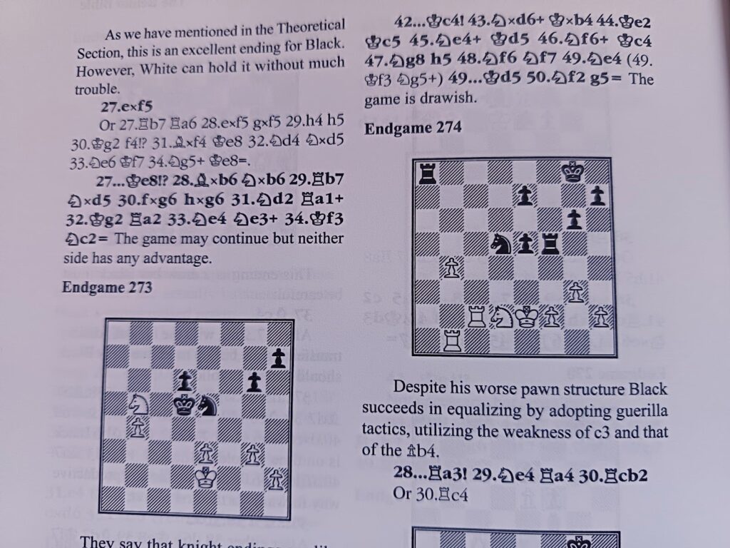 The endgame section is a great addition to the book. It covers 318 key Benko endgames